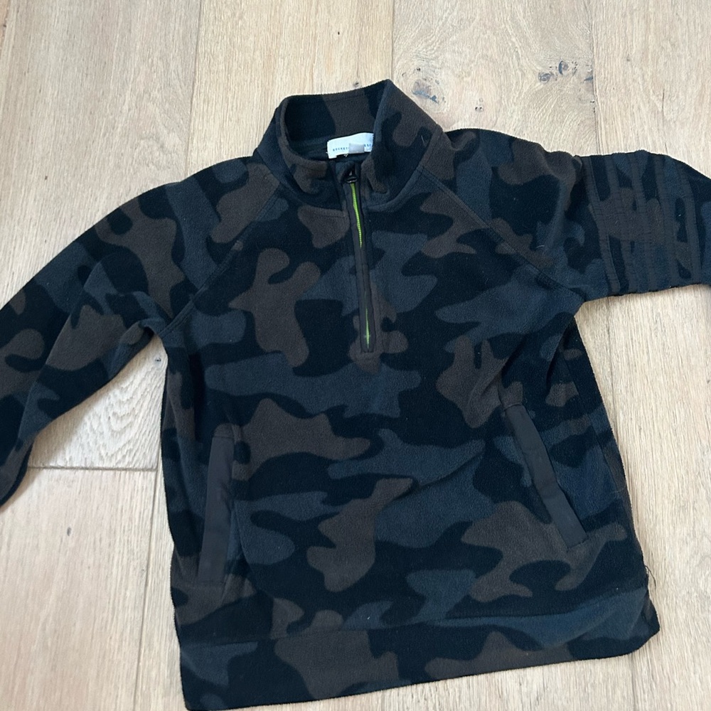 Fleece Camo pullover boys